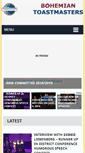 Mobile Screenshot of bohemiantoastmasters.org